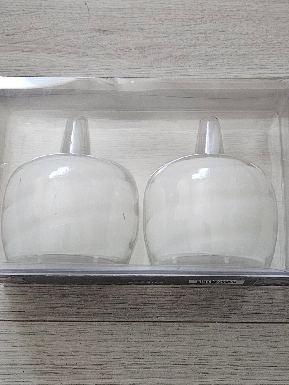 Mikasa White LED Wax Candles - Set of 2